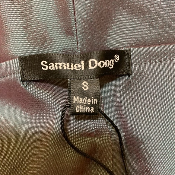 Samuel Dong v neck satin top with fold detail neckline NWT - Picture 14 of 16